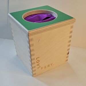 Lovevery Magic Tissue Box, Montessori Wooden Toy